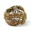 Beaded Metal Expandable Bracelet