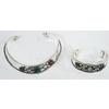 Stone Bead Chocker & Bracelet Set